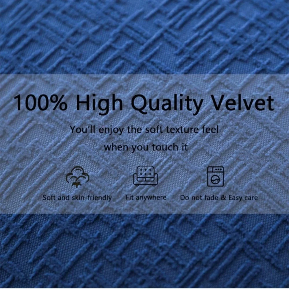 Luxury Home | Boho Chic Navy Blue Textured Flocked Stripe Throw Pillow Covers